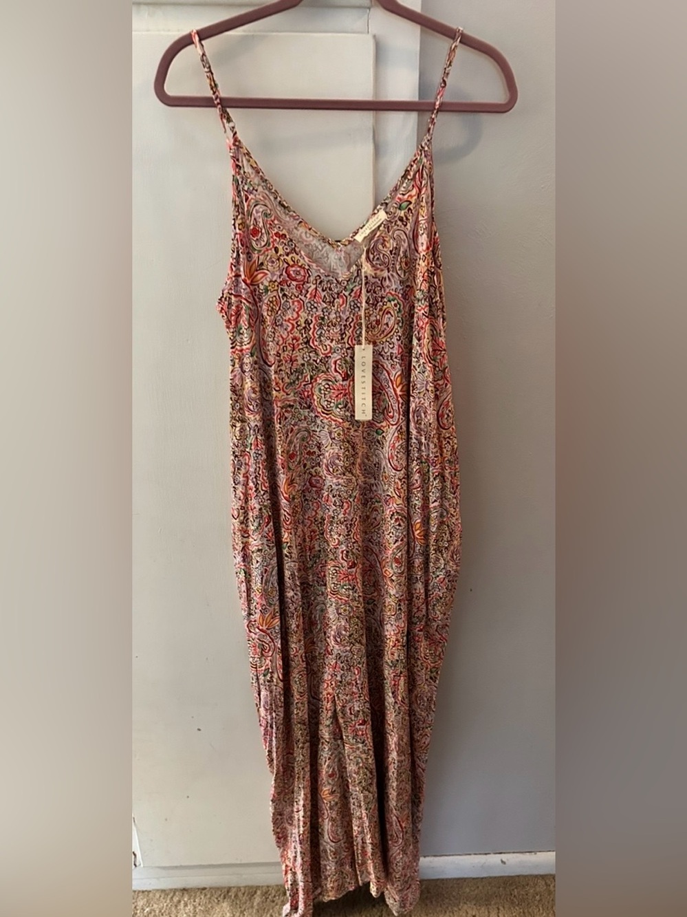 Lovestitch boho colorful dress sz M/L M L NWT